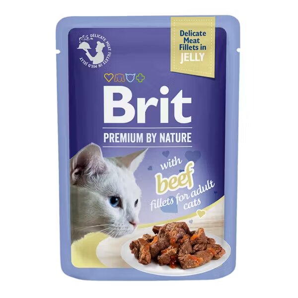 Brit Premium Brit Cat Delicate Beef in Jelly 85 g
