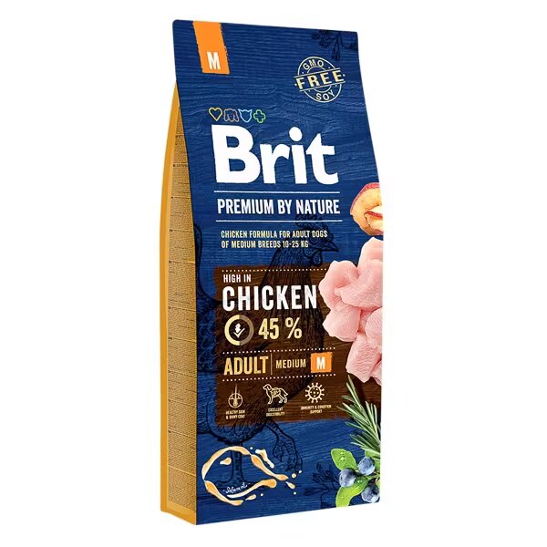 Brit Premium by Nature Adult Medium 15 kg