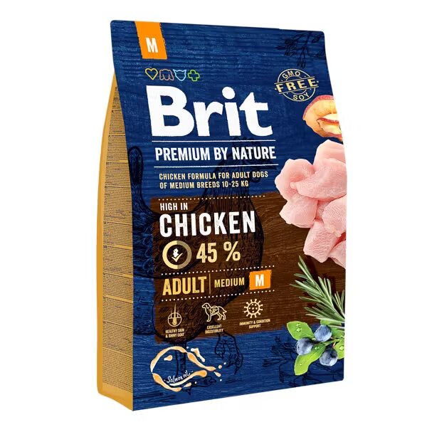 Brit Premium By Nature Adult Medium 3 kg