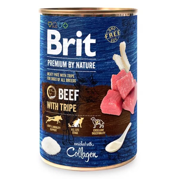 Brit Premium by Nature Beef with Tripes 400 g