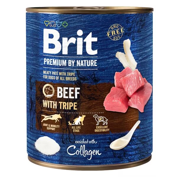 Brit Premium by Nature Beef with Tripes 800 g