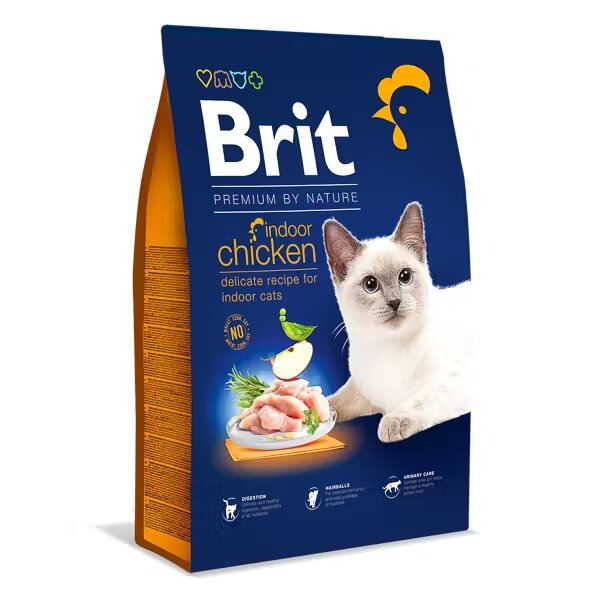 Brit Premium by Nature Cat Indoor Chicken 8 kg