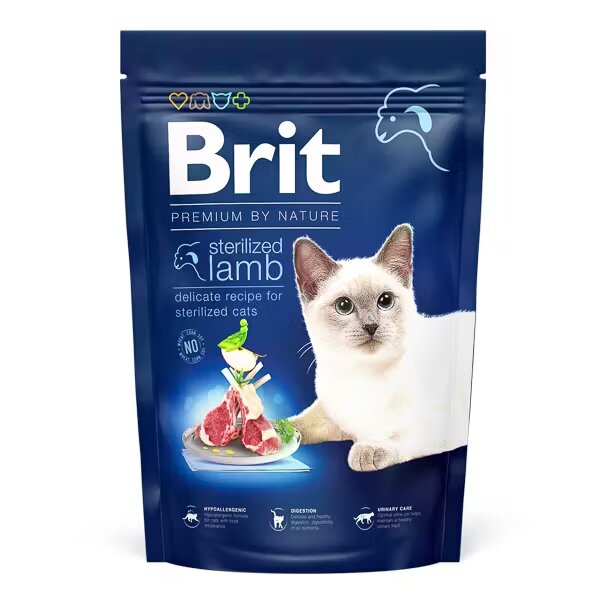 Brit Premium by Nature Cat Sterilized Lamb 1.5 kg