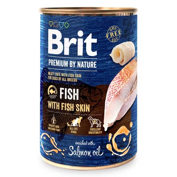 Brit Premium by Nature Fish with Fish Skin 400 g