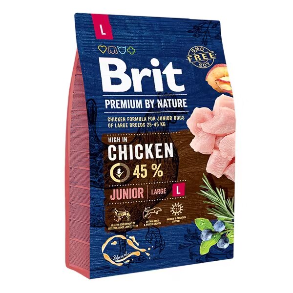 Brit Premium By Nature Junior L 3 kg