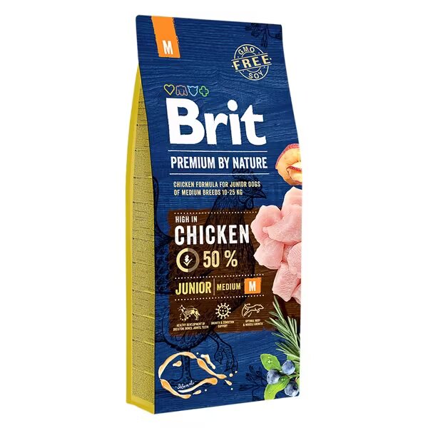 Brit Premium by Nature Junior Medium 15 kg