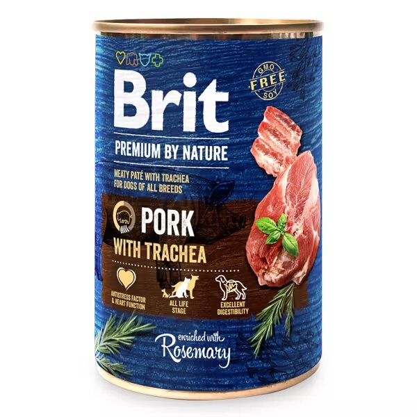 Brit Premium by Nature Pork with Trachea 400 g