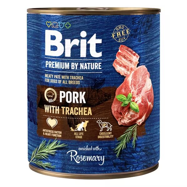 Brit Premium by Nature Pork with Trachea 800 g