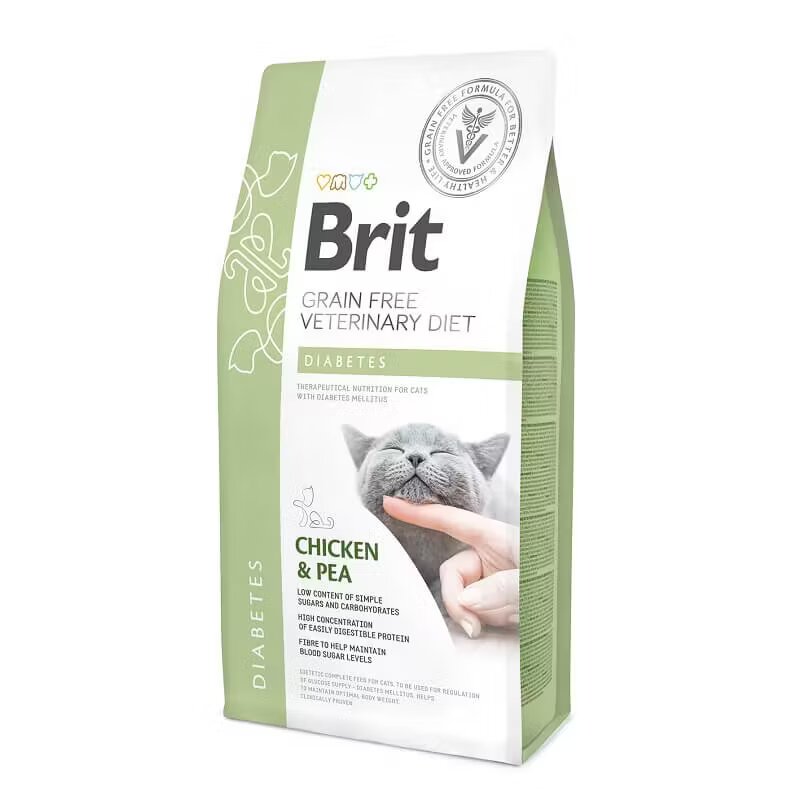 Brit Veterinary Diets Brit Grain Free Veterinary Diets Cat Diabetes 2 kg