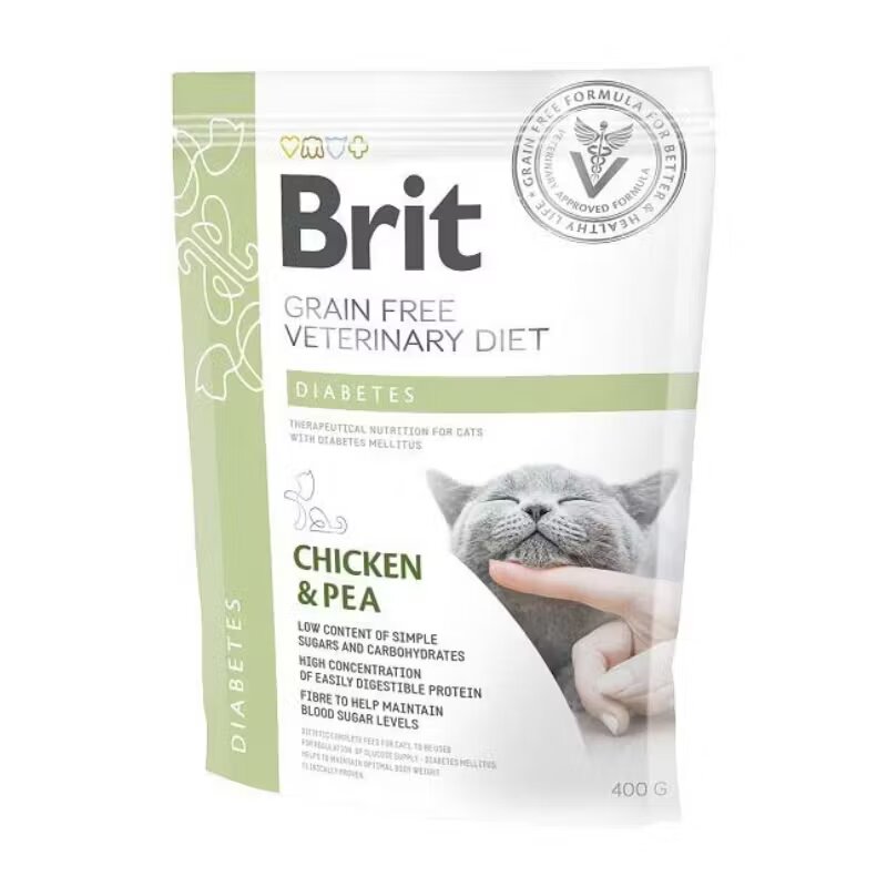 Brit Veterinary Diets Brit Grain Free Veterinary Diets Cat Diabetes 400 g