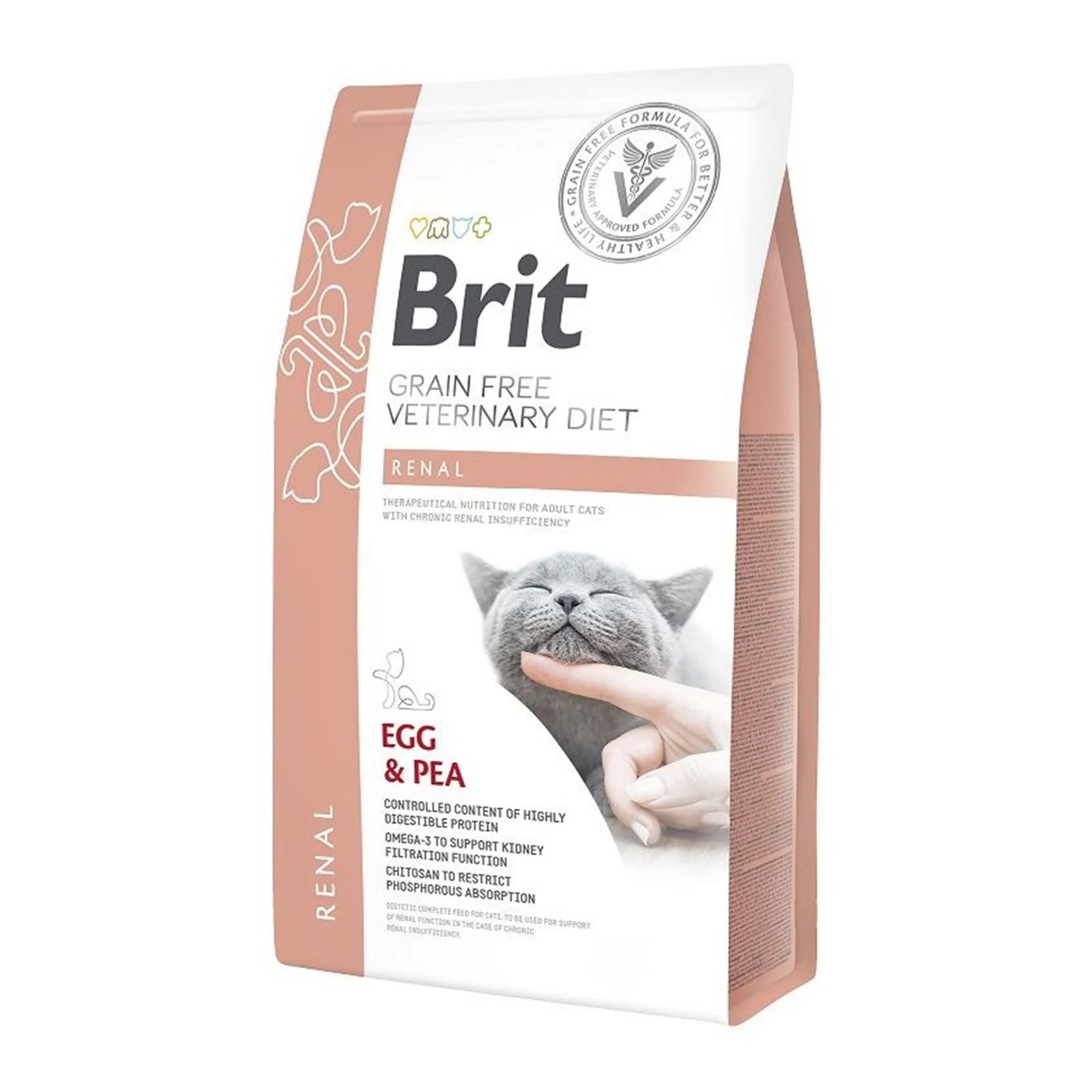 Brit Veterinary Diets Brit Grain Free Veterinary Diets Cat Renal 5 kg
