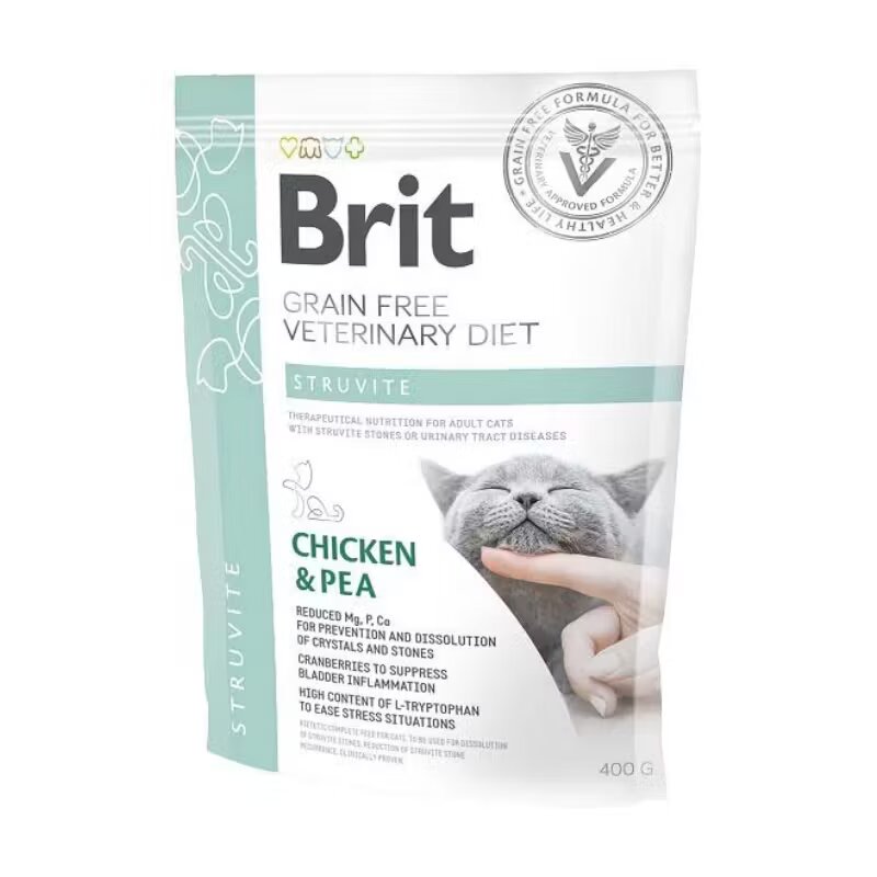 Brit Veterinary Diets Brit Grain Free Veterinary Diets Cat Struvite 400 g