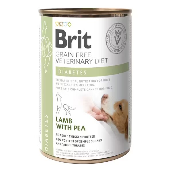 Brit Veterinary Diets Brit Grain Free Veterinary Diets Dog Diabetes 400 g