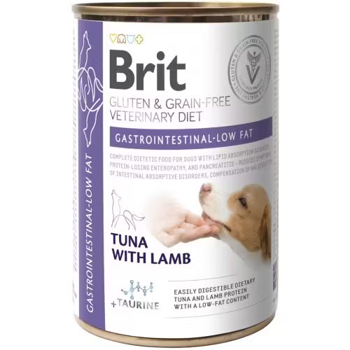 Brit Veterinary Diets Brit Grain Free Veterinary Diets Dog Gastrointestinal Low Fat 400 g