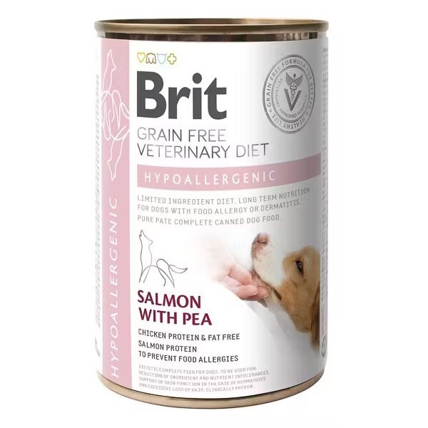 Brit Veterinary Diets Brit Grain Free Veterinary Diets Dog Hypoallergenic 400 g