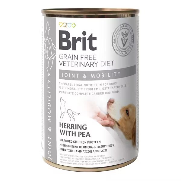 Brit Veterinary Diets Brit Grain Free Veterinary Diets Dog Joint and Mobility 400 g