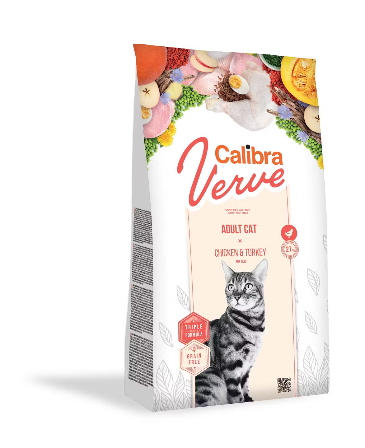Calibra Cat Verve Grain Free Adult Chicken & Turkey 3.5 kg