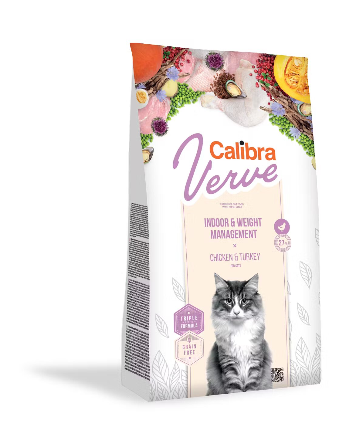 Calibra Cat Verve Grain Free Indoor & Weight Chicken 750 g
