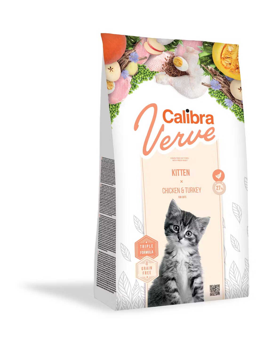 Calibra Cat Verve Grain Free Kitten Chicken & Turkey 3.5 kg