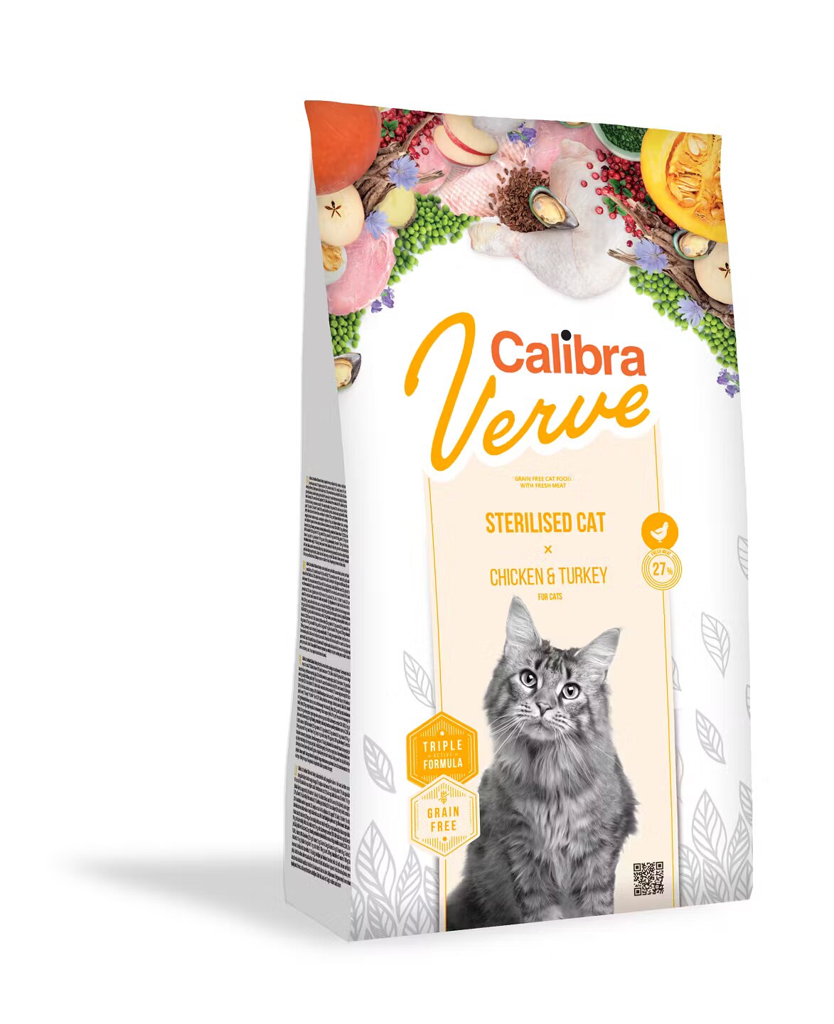 Calibra Cat Verve Grain Free Sterilised Chicken & Turkey 750 g