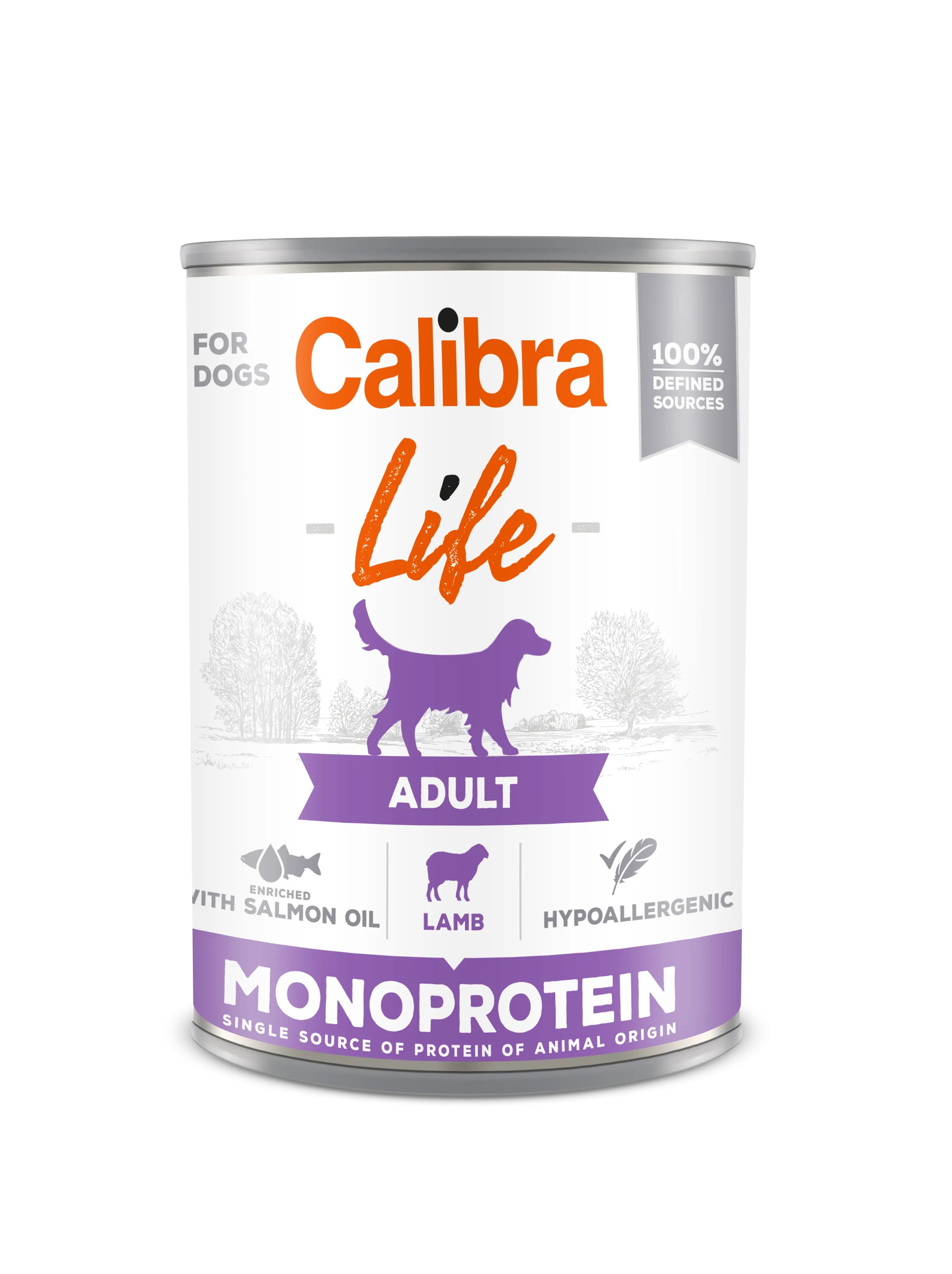 Calibra Hrana umeda caini Dog Life Adult Lamb 400 g