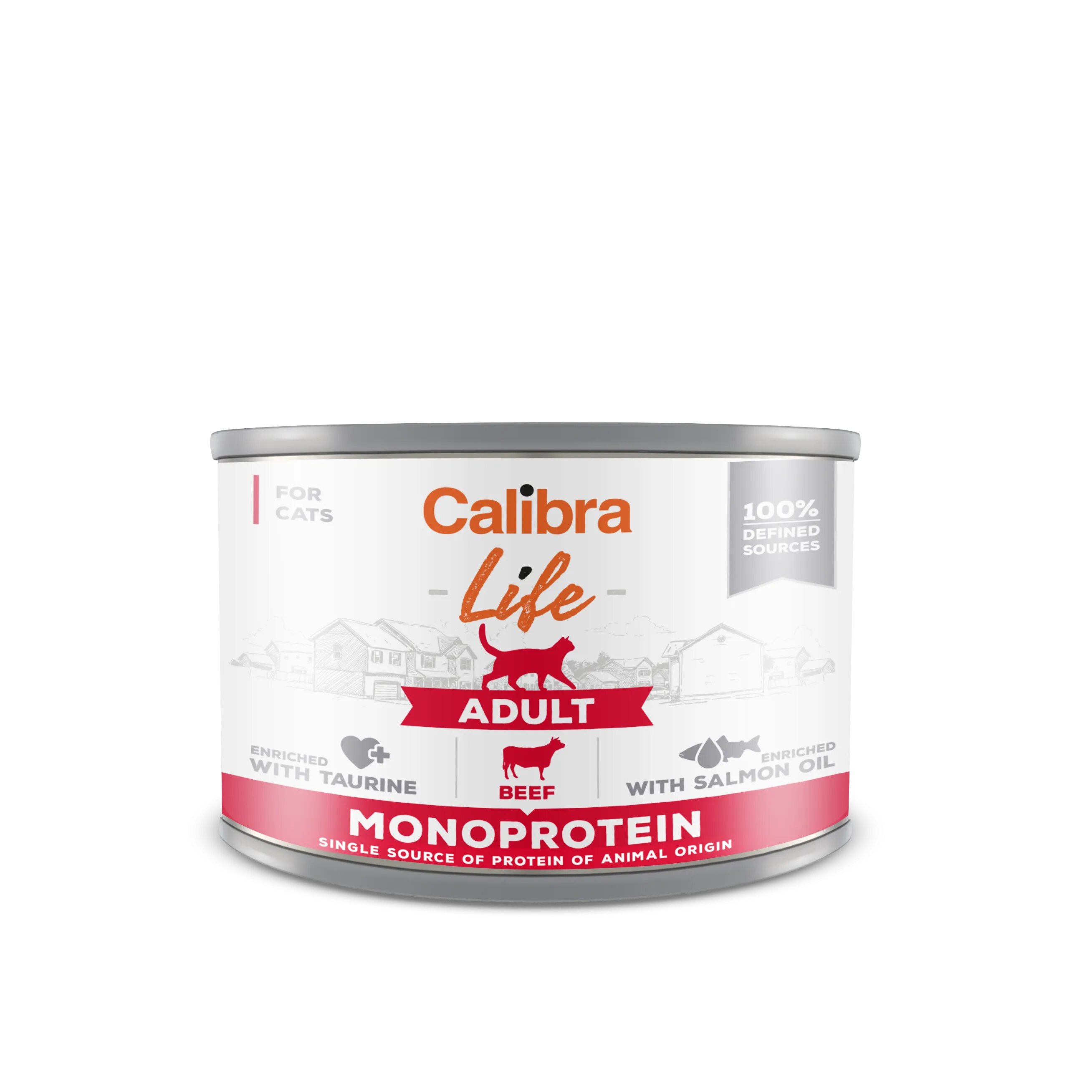 Calibra Hrana umeda pisici Cat Life Adult Beef 200 g