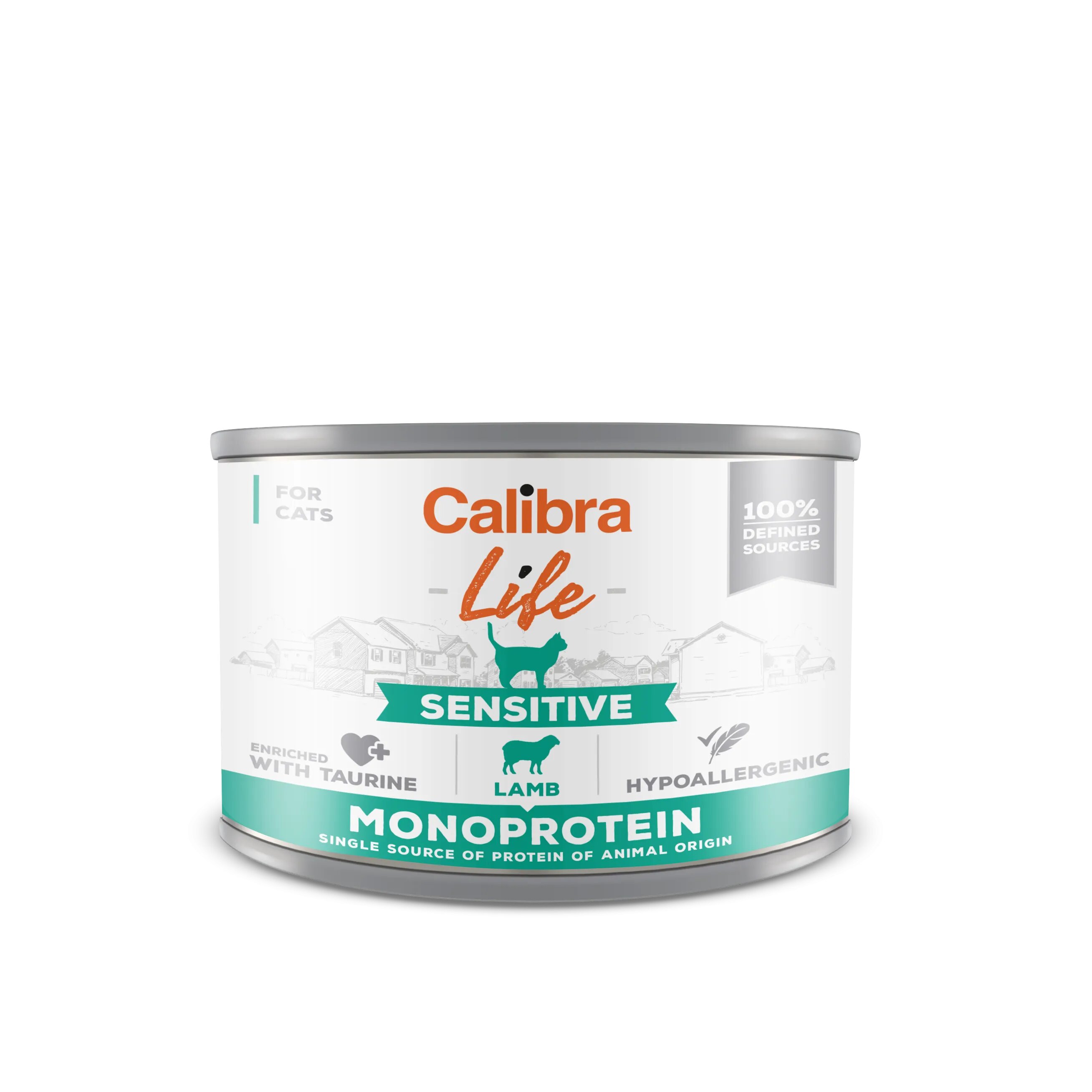 Calibra Hrana umeda pisici Cat Life Sensitive Lamb 200 g