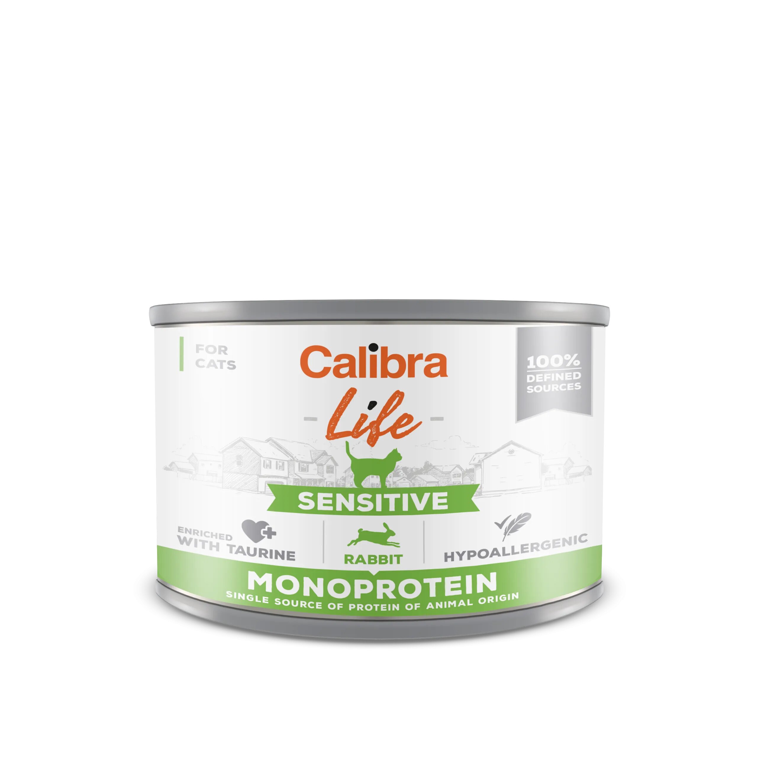 Calibra Hrana umeda pisici Cat Life Sensitive Rabbit 200 g