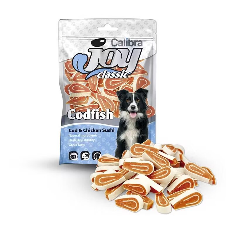 Calibra Recompense caini Joy Dog Classic Cod & Chicken Sushi 80 g