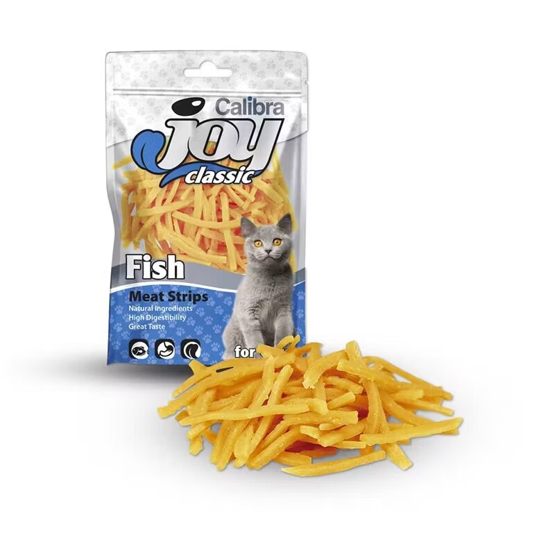 Calibra Recompense pisici Joy Classic Fish Strips 70 g