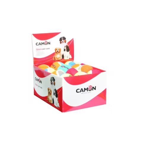 Camon Jucarii pentru caini mingi de tenis colorate set 24 buc