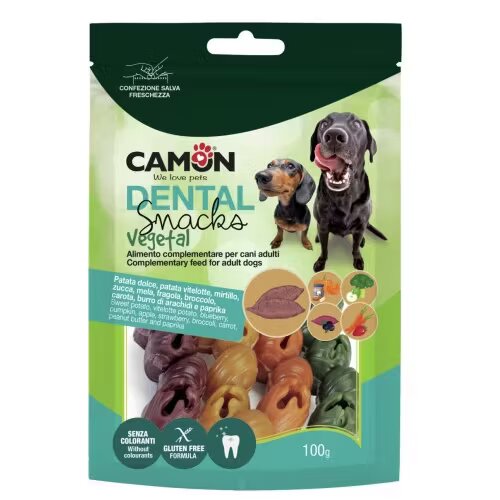 Camon Recompense pentru caini Snack Dental Mix Veggie Bells 100 g