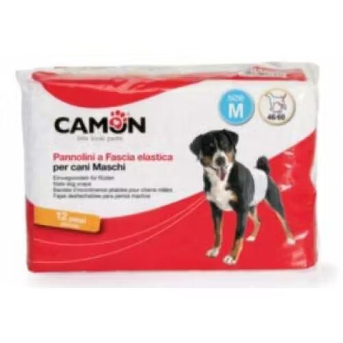 Camon Scutece pentru caini masculi M 46/60 cm 12 buc