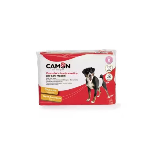 Camon Scutece pentru caini masculi S 30/46 cm 12 buc