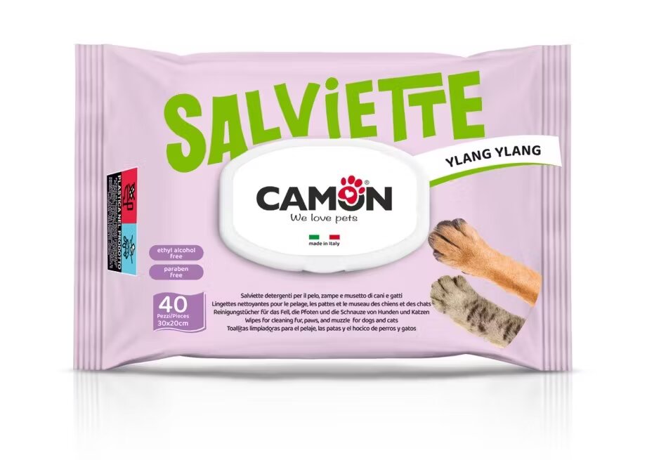 Camon Servetele pentru curatare cu aloe vera si ylang-ylang 40 buc