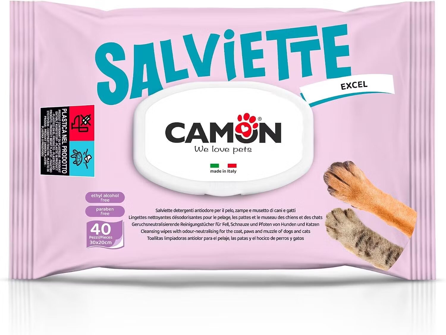 Camon Servetele pentru curatare cu parfum excel 40 buc
