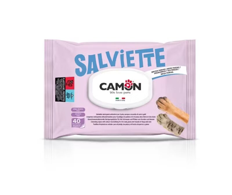 Camon Servetele pentru curatare cu parfum marine 40 buc