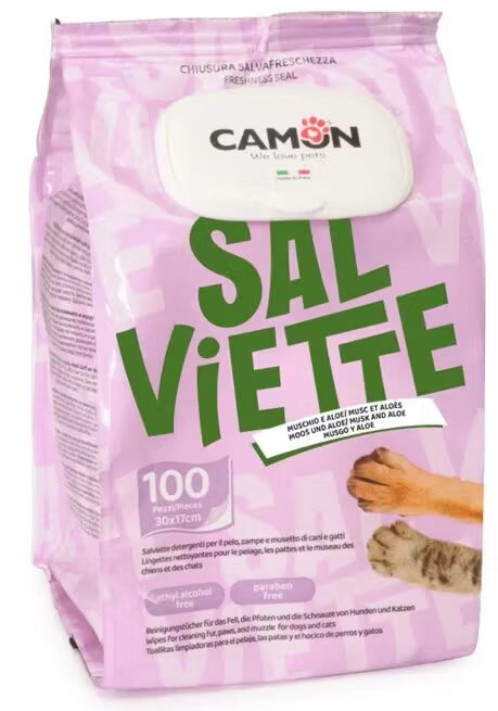Camon Servetele umede cu mosc alb si aloe vera 100 buc