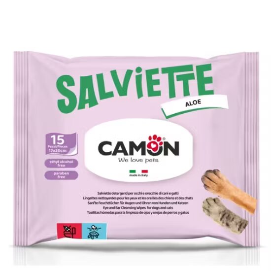 Camon Servetele umede pentru ochi 15 buc