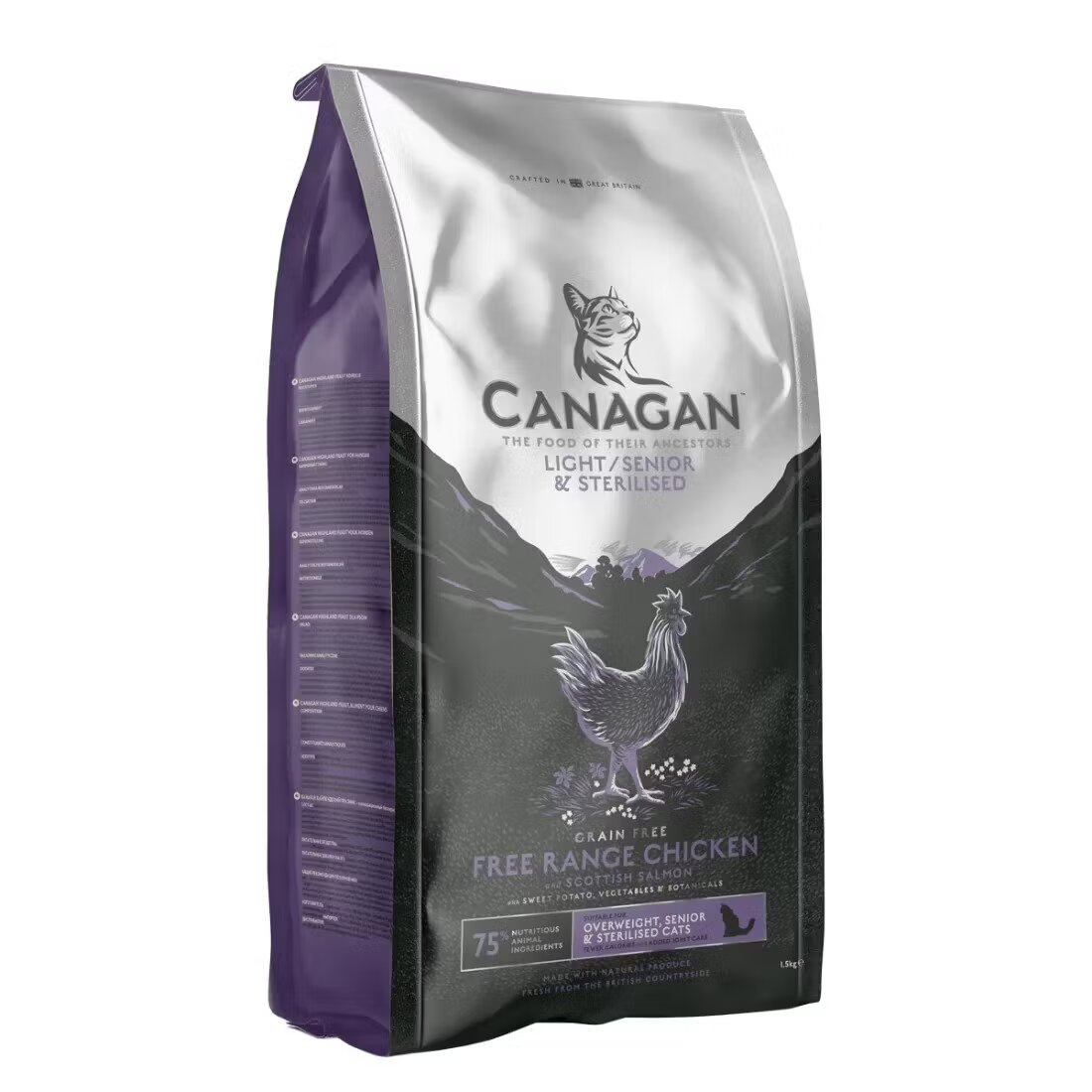 Canagan Cat Grain Free Light Senior Sterilised Pui 375 g