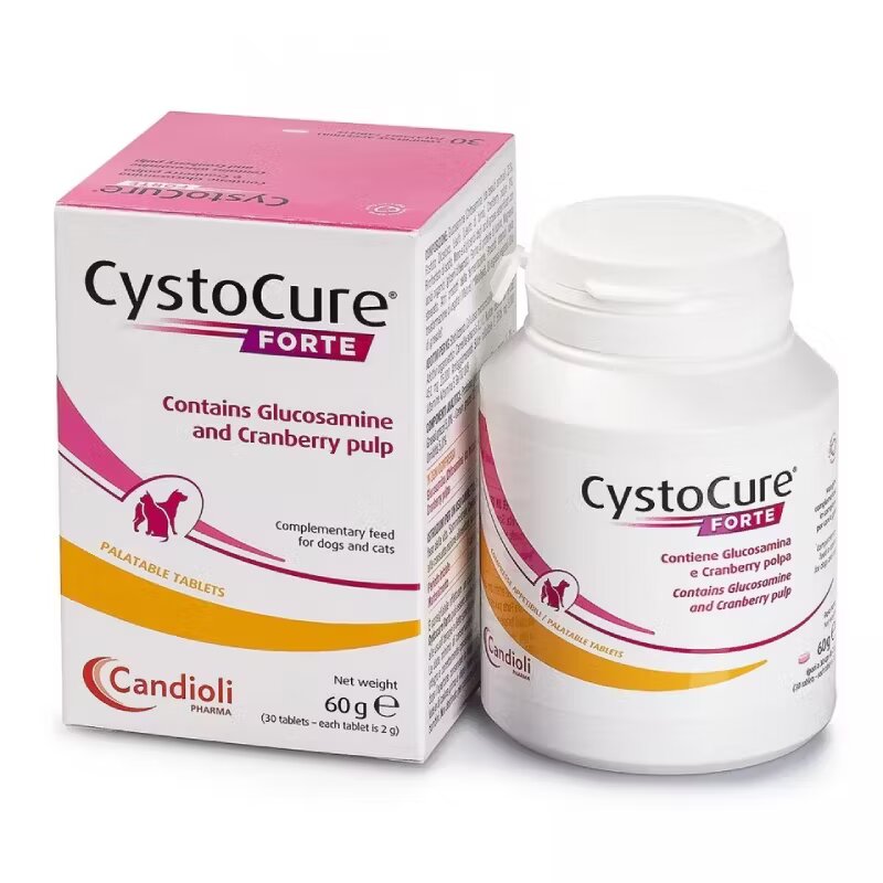 Candioli CYSTOCURE FORTE supliment nutritiv pentru caini si pisici 30 comprimate