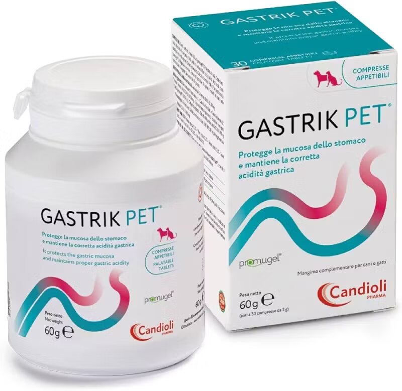Candioli GASTRIK PET supliment nutritiv pentru caini si pisici 30 comprimate