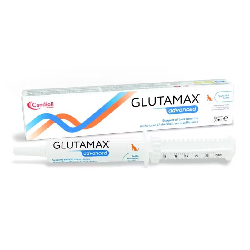 Candioli GLUTAMAX Advanced pasta supliment hepatic pentru caini 30 ml