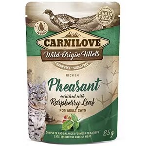 Carnilove Cat Pouch Rich in Pheasant With Raspberry Leaves 85 g
