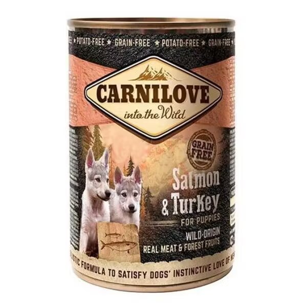 Carnilove Dog Wild Meat Salmon & Turkey For Puppies 400 g