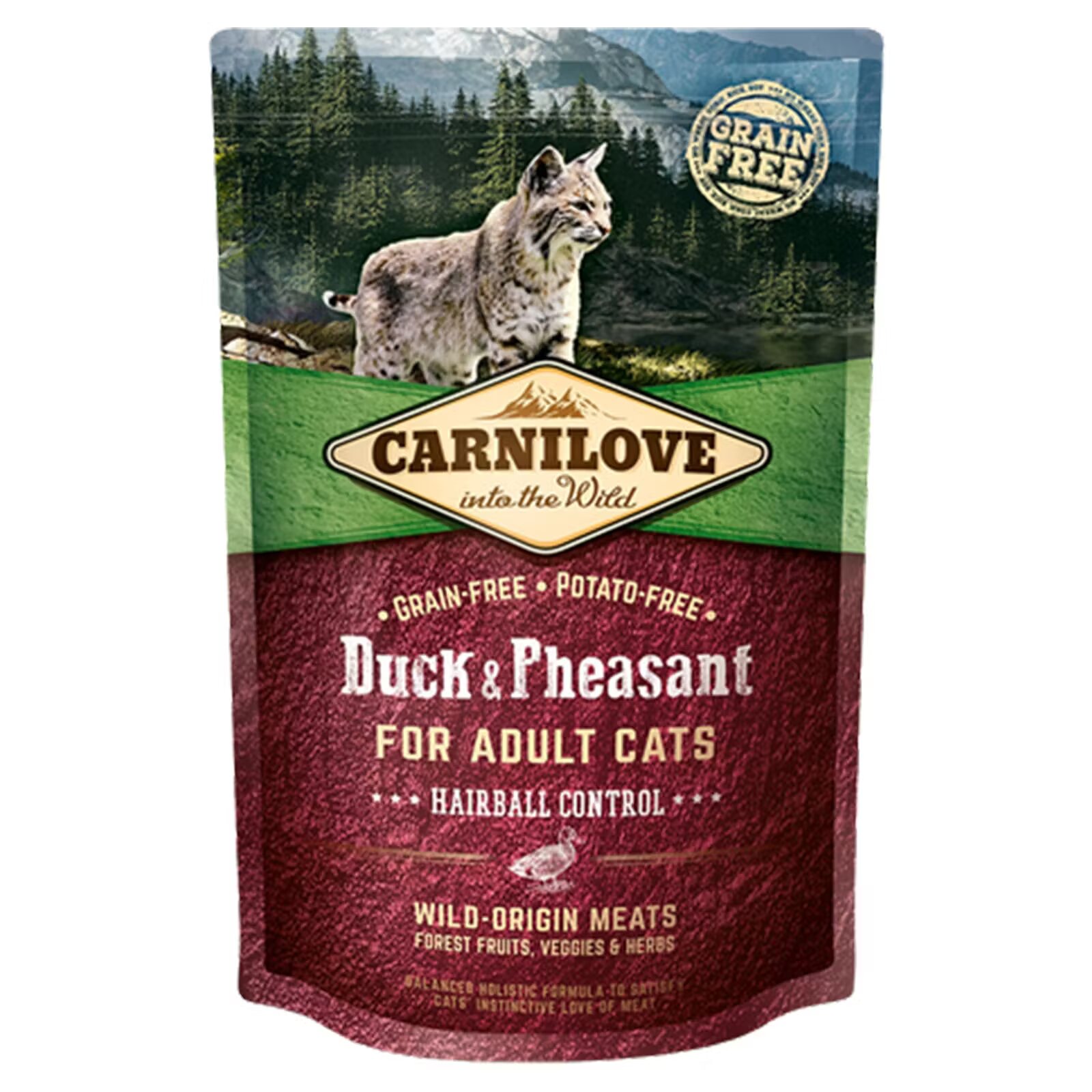 Carnilove Duck and Pheasant for Adult Cats Hairball Control 400 g