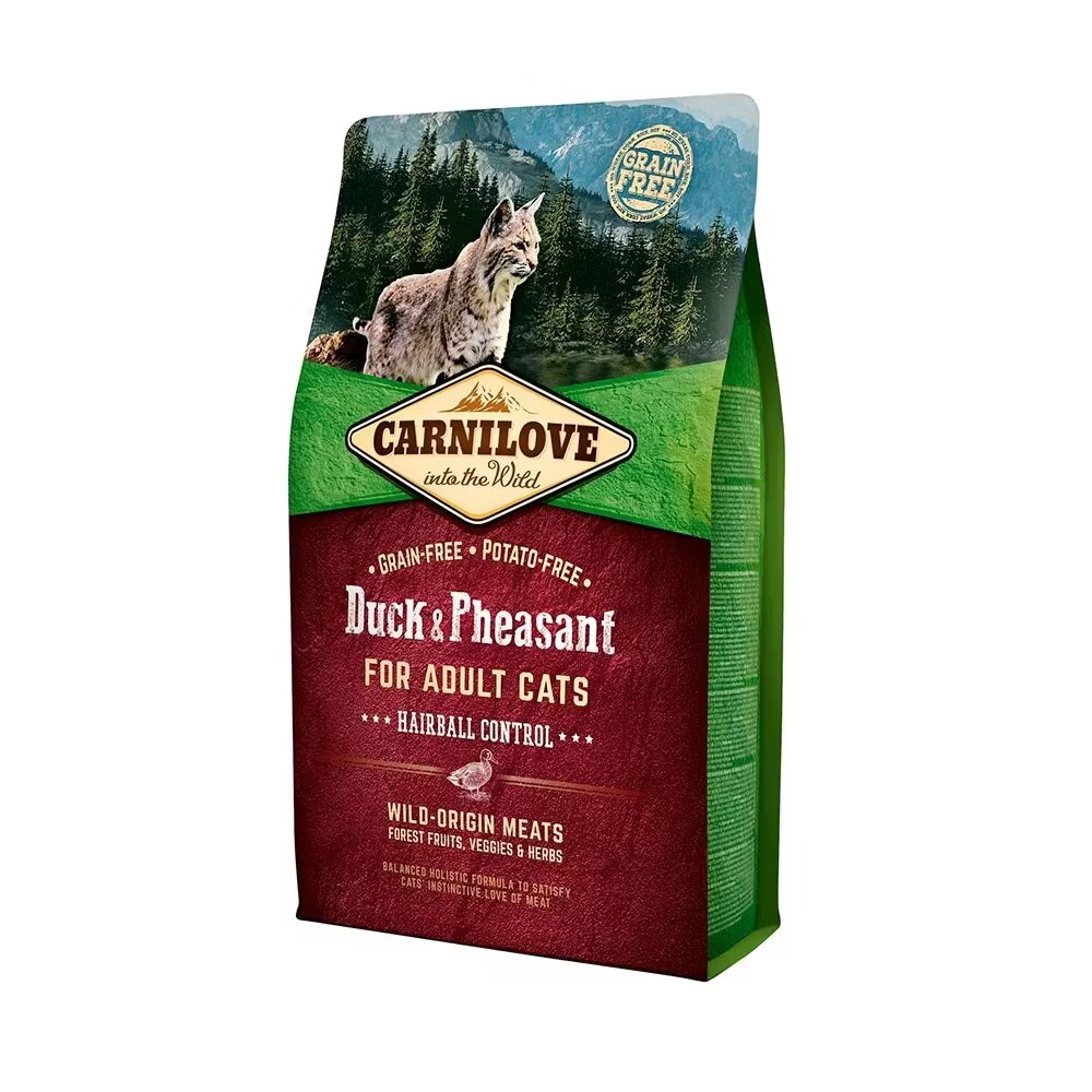 Carnilove Duck & Pheasant Cats Hairball Control 2 kg