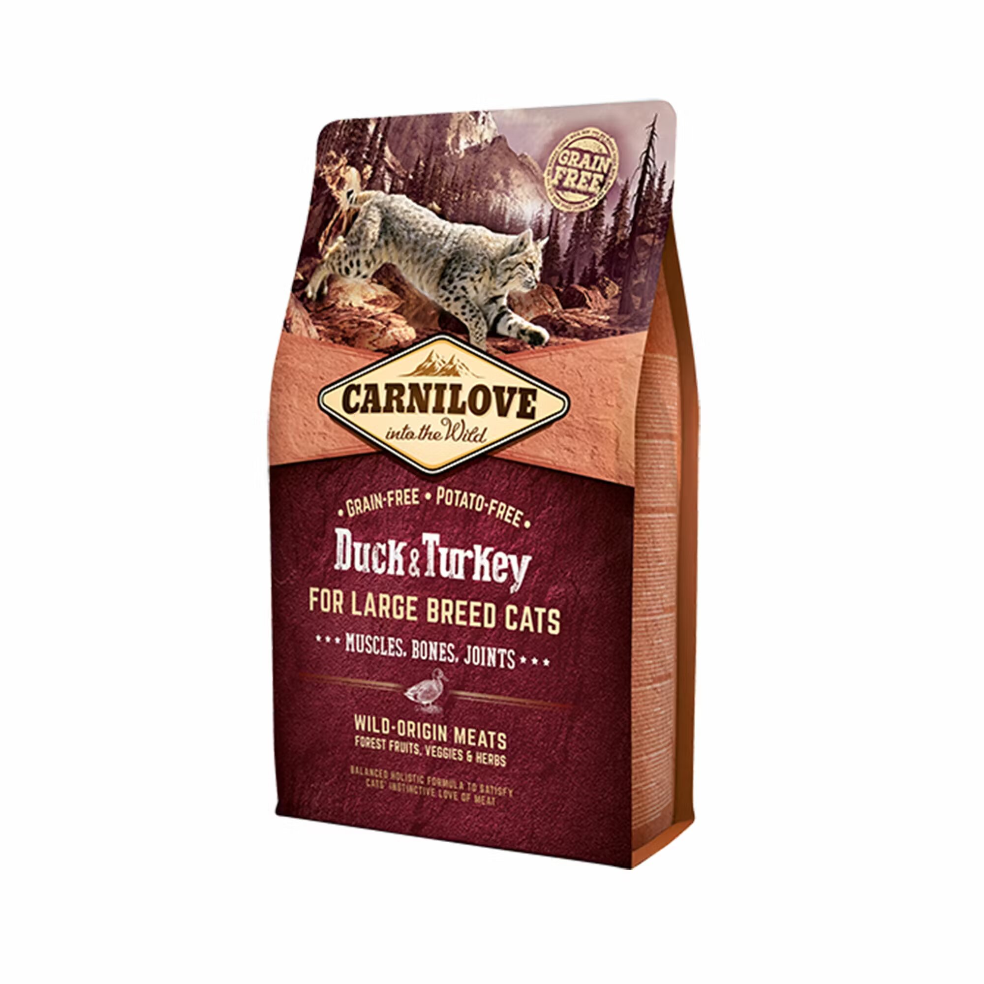 Carnilove Duck & Turkey Large Breed Cats 2 kg