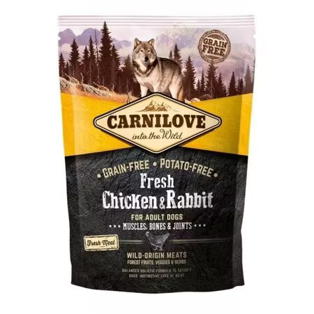 Carnilove Fresh Chicken & Rabbit Bones & Joints For Adult Dogs 1.5 kg