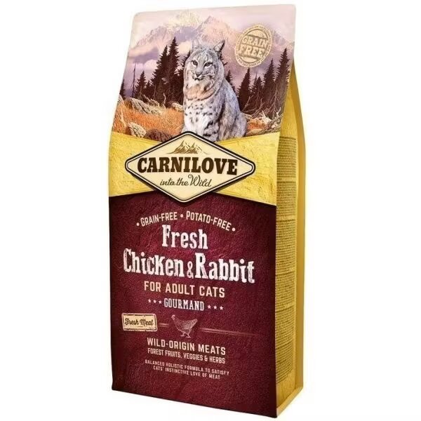 Carnilove Fresh Chicken & Rabbit For Adult Cats 6 kg